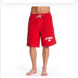 Mens Board Shorts- Lifeguard